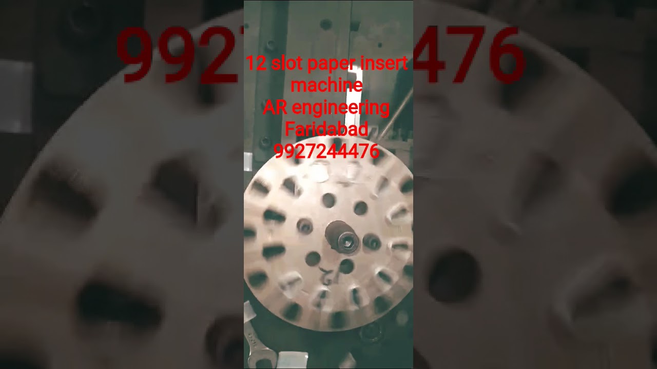 full automatic 12 slot paper insert machine
