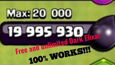 How to get FREE Dark Elixir!!!|Clash of Clans 2018