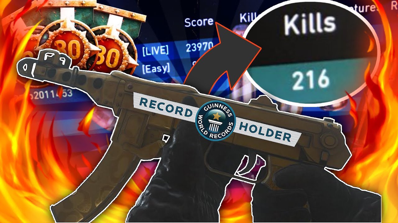 216 KILLS IN ONE MATCH.... WORLDS MOST KILLS SOLO WITH 2 V2 ROCKETS USING MY BEST CLASS IN COD WW2!!