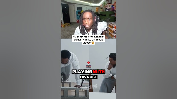 Kai Cenat reacts to Kendrick Lamar NOT LIKE US Music Video 😭