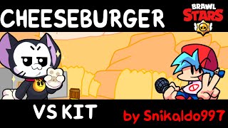 FNF -Cheeseburger- | A Custom Song for Kit | {Brawl Stars x FNF}