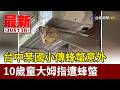 台中某國小傳蜂螫意外 10歲童大姆指遭蜂螫【最新快訊】
