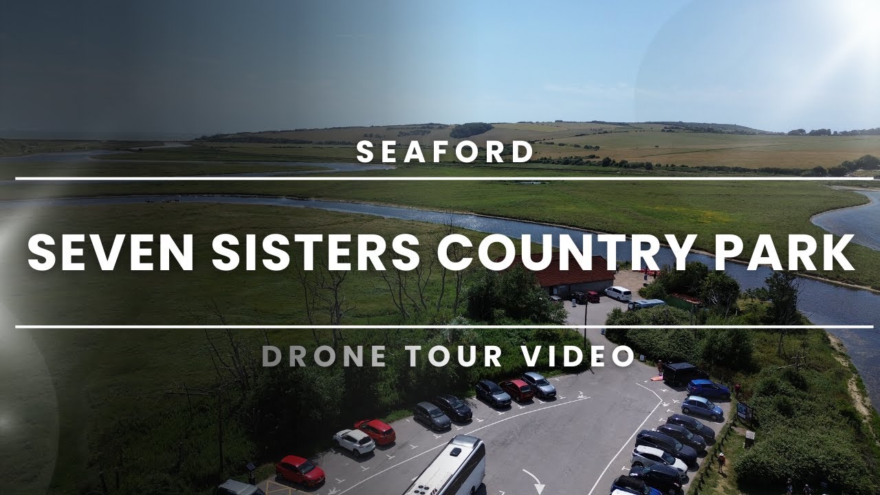 UK 🇬🇧 | Seven Sisters Country Park, Seaford 4K Aerial Footage