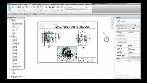 REVIT KIẾN TRÚC CĂN BẢN - 17.5 In ấn bản vẽ