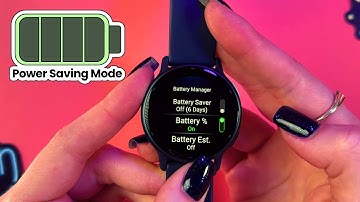 How to Enable/ Disable Power Saving Mode on Garmin Vivoactive 5
