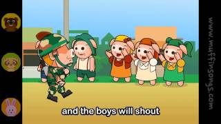 Muffin Songs When Johnny Comes Marching Home - Nursery Rhymes And Children Songs With Lyrics - Muff