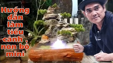 Hướng dẫn làm tiểu cảnh hòn non bộ sân vườn