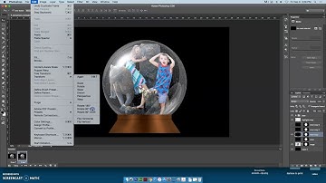 Photoshop snowglobe animated