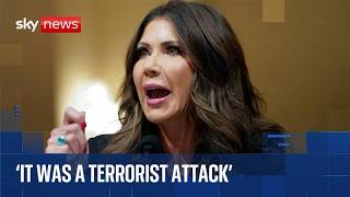 Noem Kristi faces questions on 'worldwide threats to US'
