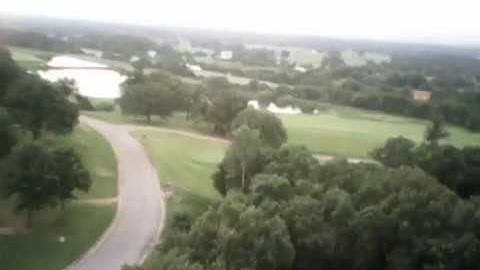 Syma drone crashed into a tree