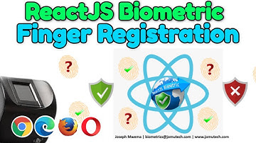 React Native Biometric Fingerprint Capture and Registration DEMO - NOT A TUTORIAL NOR STUDY MATERIAL
