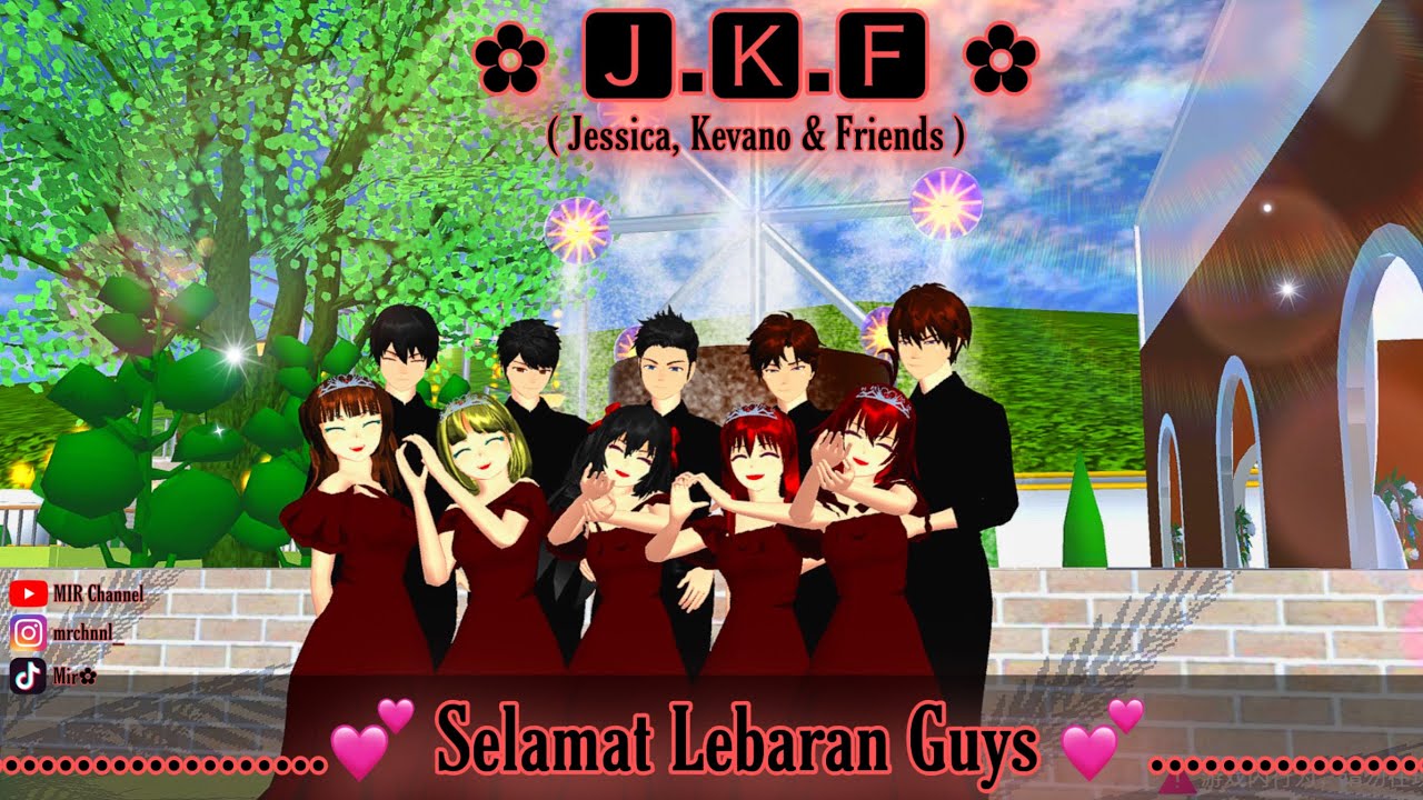 ✿ Дж.К.Ф ✿ || Юхуу Ид снова 😚💕|| Курут Тобат? || Симулятор школы сакуры || #mirchannel