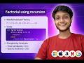 Factorial Using recursion in 10 mins | The SHOCKING Truth About Recursion in Factorial Calculations