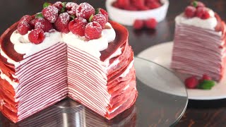 Red Velvet Crepe Cake | How Tasty Channel