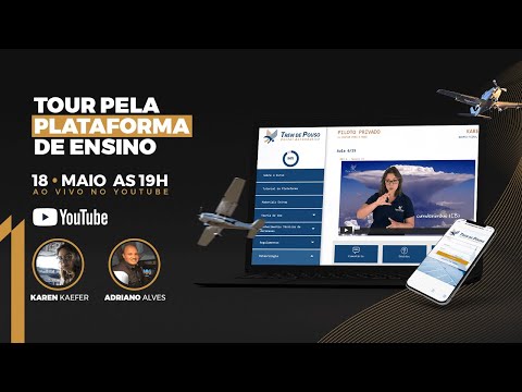 Tour Ao Vivo por dentro da Plataforma de Ensino - Portal Trem de Pouso