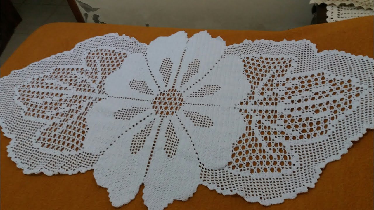 Flor da paz caminho de mesa parte 6/9