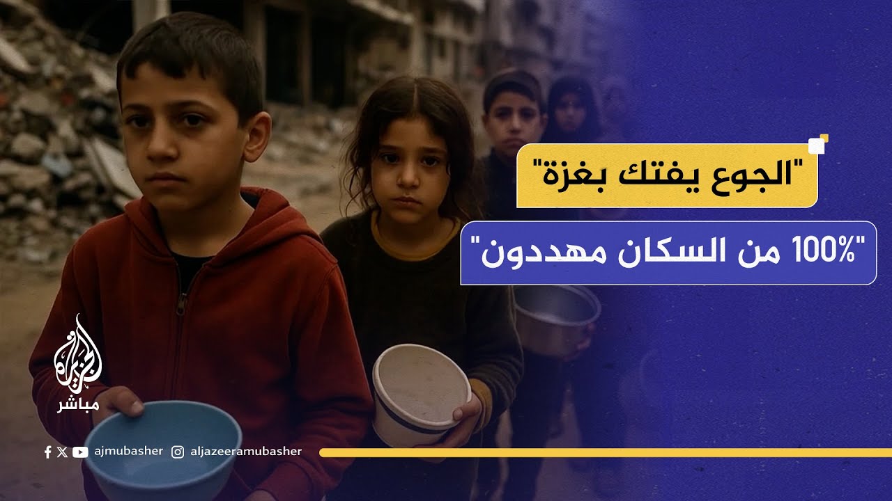 غزة تحت الحصار: عندما يصبح الجوع سلاح حرب | أرقام كارثية من برنامج الأغذية العالمي