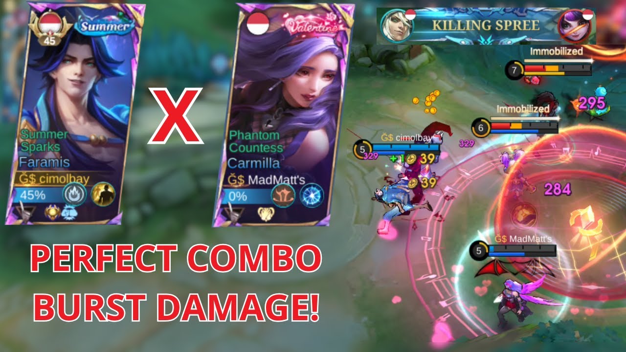 UNSTOPPABLE! FARAMIS X CARMILLA BROKEN COMBO | INSANE BURST DAMAGE!