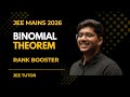 Binomial Theorem | Rank Booster Problems for JEE Mains 2026