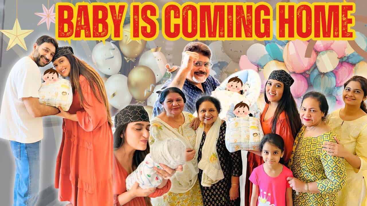 Our Baby Home coming | Home Celebration, Welcome Decor, Family Reactions & More!