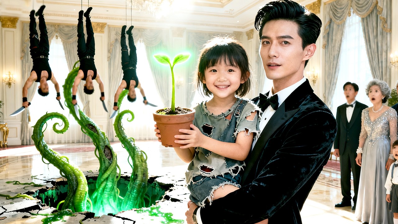 😲🌱Niña de 6 años adoptada por magnate escucha plantas y descubre espía💪, salvando su imperio.