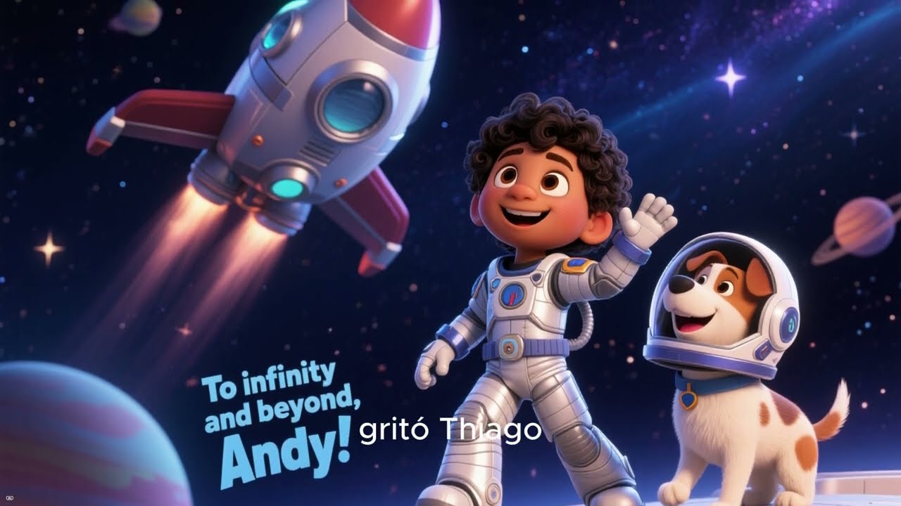 La Aventura Estelar de Thiago y su perrito Andy!
