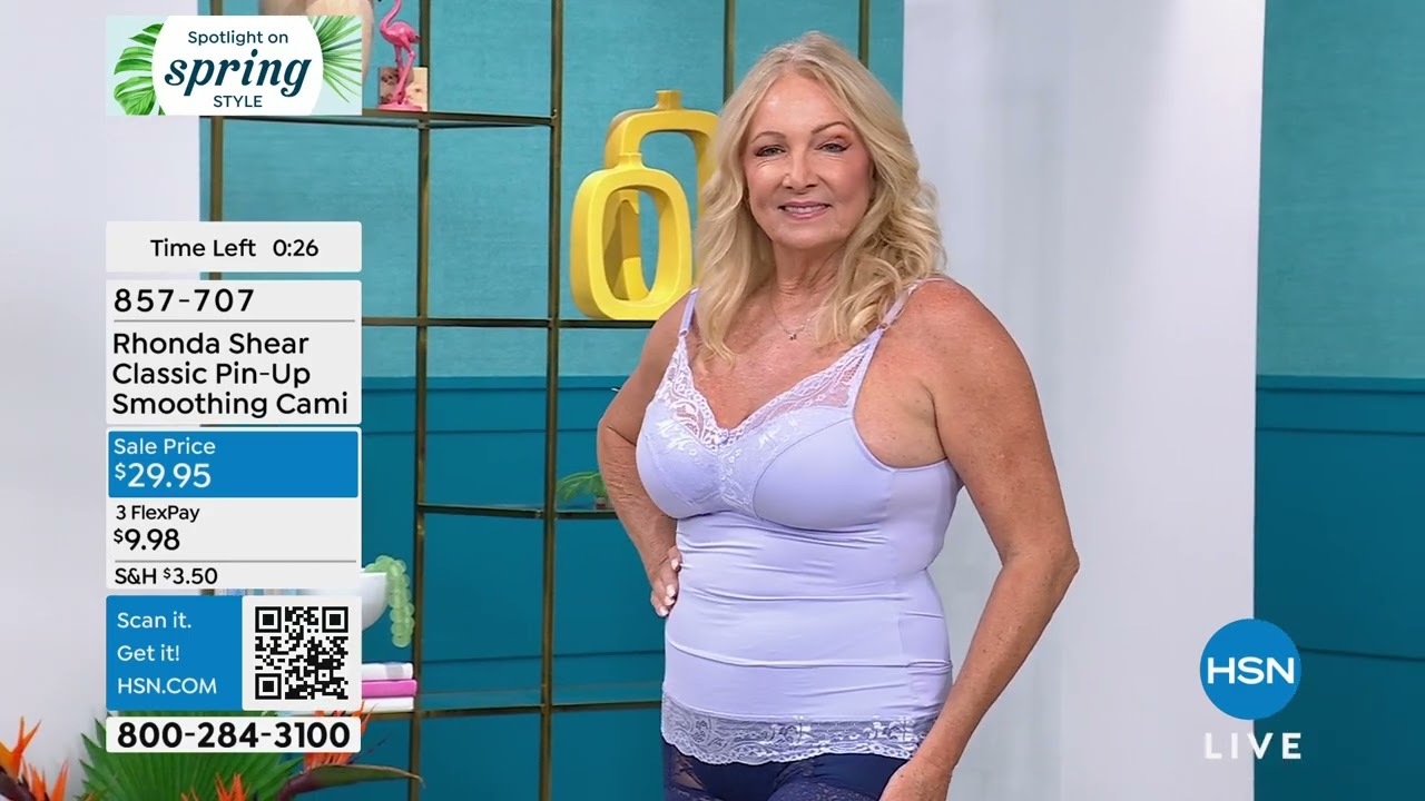 Rhonda Shear Classic PinUp Smoothing Cami