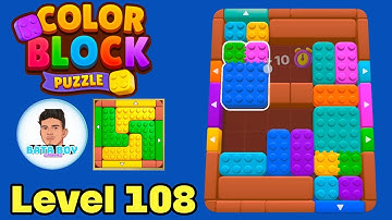 Color block puzzle 3d jam level 108 walkthrough 