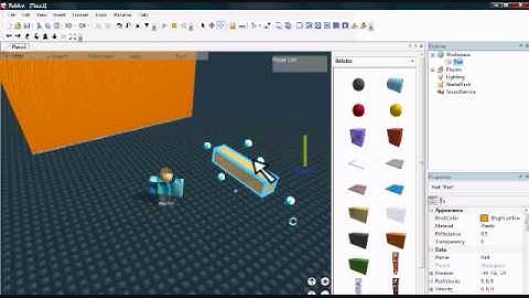 How to Resize and Move Brix ROBLOX Tutorial August 2009
