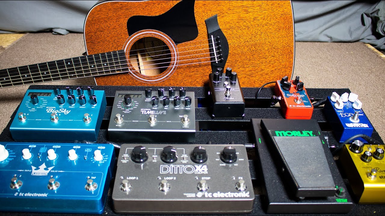 Acoustic Ambient Guitar Meditation New Pedalboard Build! YouTube