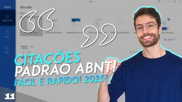 COMO FAZER AS CITAÇÕES ABNT! FÁCIL E RÁPIDO! 2025!