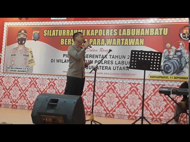 Suara Merdu Kapolres Labuhanbatu AKBP DENI KURNIAWAN Untuk Dia class=