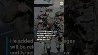 President Donald Trump announces Israel-Hamas peace deal