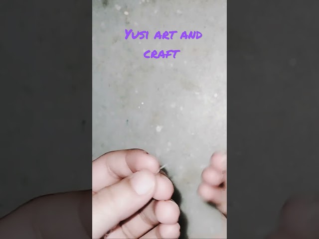 diy erring 😱#yusi art and craft #viral #shorts class=