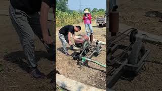 25hp diesel engine with two 8-inch double impellers #Hot# Flexible shaft pump