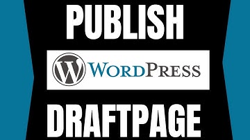 HOW TO Create, Draft, and Publish Pages in WordPress (Quick Guide for Beginners)