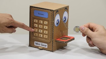 How to make a BOX Eating Coin - Personal Saving Coin Bank