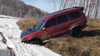 Тест блокировок KMZ. Попытка? Не. Пытка. Злые FORESTERы добивают последний снег