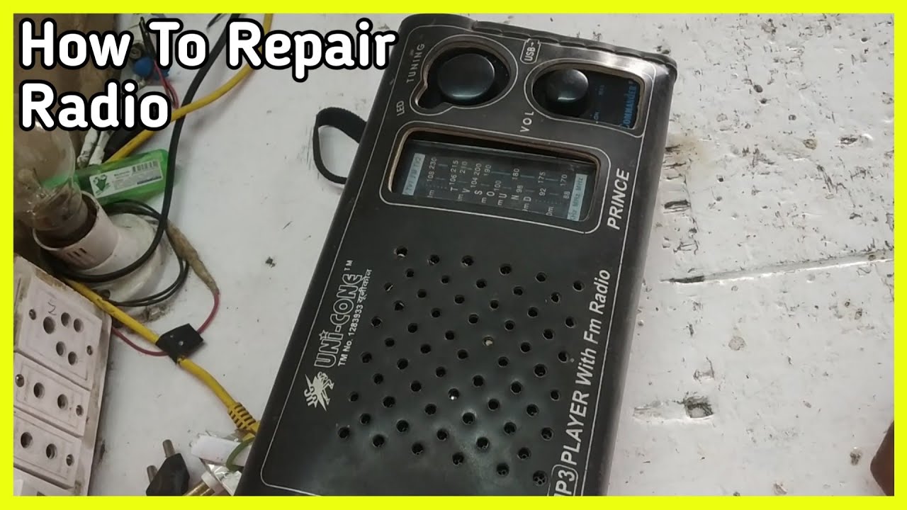 How To Repair Radio Radio Line Rope Repair Radio Repairing In Hindi