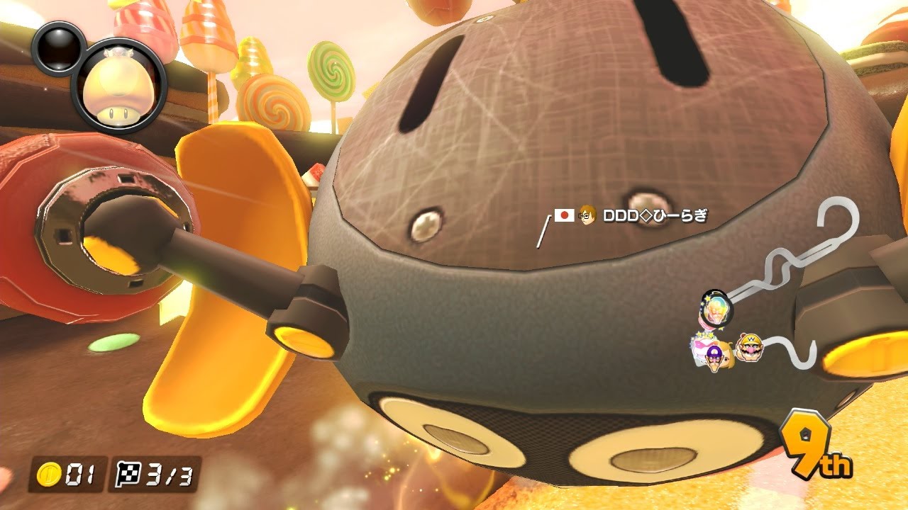 【MK8DX】第2回マリカ＆ポケモン実況者タッグフレ戦 - 3GP (けい視点)