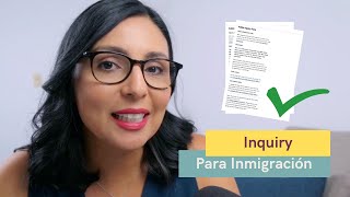 ¿Qué es un inquiry y cómo someterlo