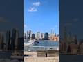 Long island City piers Boat ride from Queens to Manhattan 📸📸 #travel #youtubeshorts #views #nyc