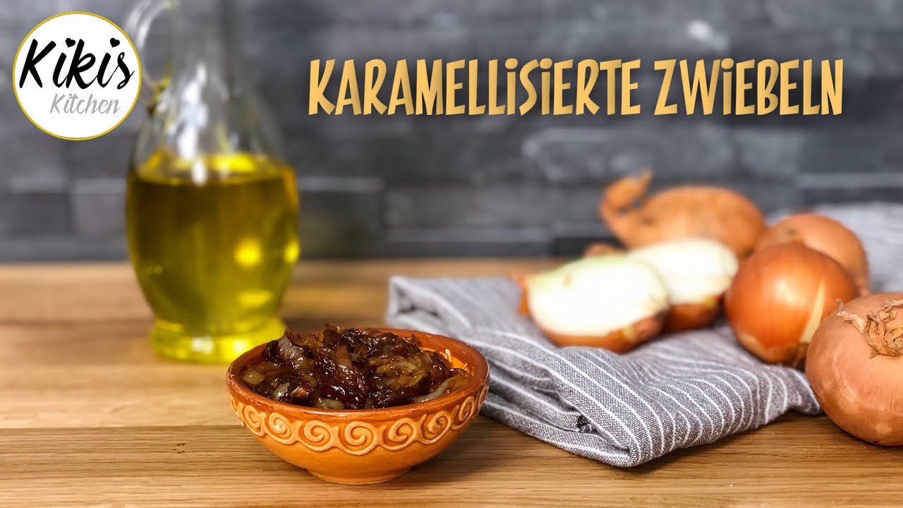 Karamellisierte Zwiebeln ganz einfach selber machen / Blitzrezept - YouTube