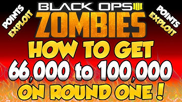 HOW TO GET *100K* POINTS ON ROUND 1 (ALL MAPS) - BO4 Zombie Glitches