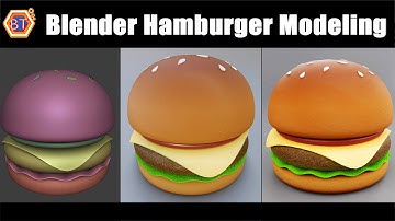 Blender Hamburger Modeling Tutorial | 3.0