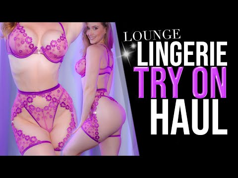 Lounge Underwear - NEW Lingerie Try On Haul! (2022)