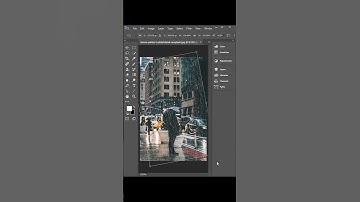 How to Create Rain Effect in Photoshop #shorts #Raineffect # Photoshop