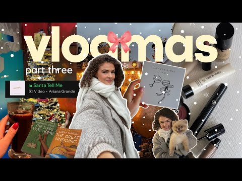 VLOG: get ready with me for a christmas party, armani makeup, wedding plans and magnolia parks📚💄✨