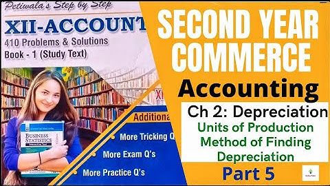 2nd Year Commerce | Depreciation (Part 5) | Units of Production Method of Depreciation in Urdu/Hindi