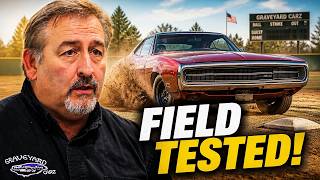 WE DROVE THIS CAR ON A BASEBALL FIELD